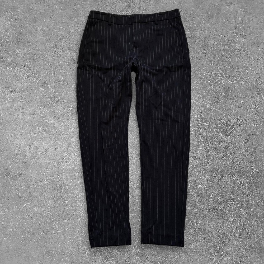 Liverpool Los Angeles Womens Navy Blue Pinstripe Pants Size 8/29 Formal Trousers